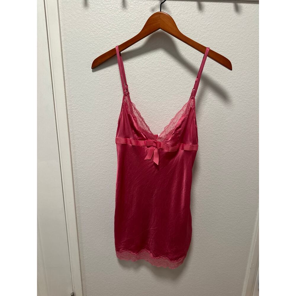 Victoria's Secret Babydoll Pink Silk Slip Dress, Size Medium
